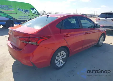 2021 Hyundai Accent Se z USA, uszkodzony, nr VIN 3KPC24A61ME146695